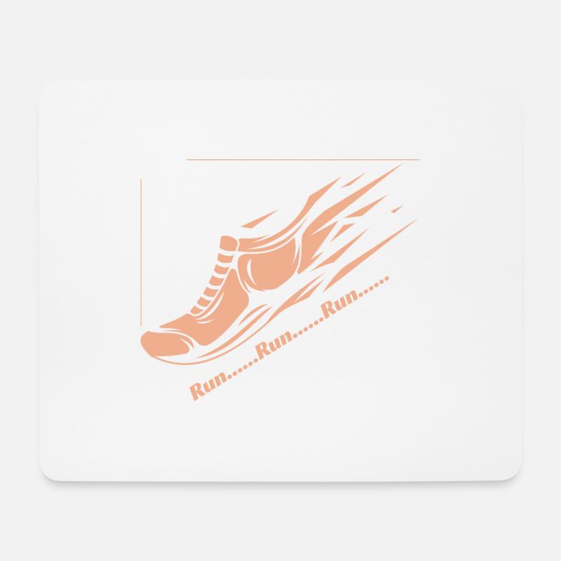 Run... Run... Run... - Mousepad (Querformat) - Weiß