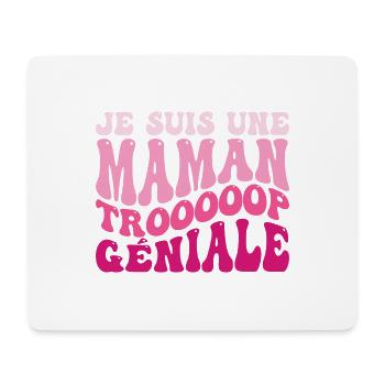Fête Des Mères Formidable Maman Meilleure Mère - Tapis de souris (format paysage) - blanc - Devant