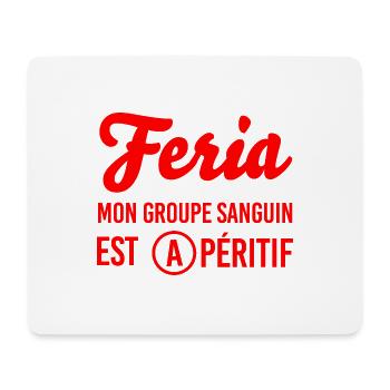 Aperitif-Messe - Mousepad (Querformat) - Weiß - Vorne