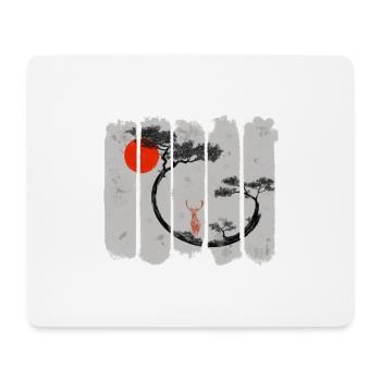 Shika - Mouse Pad (horizontal) - white - Front
