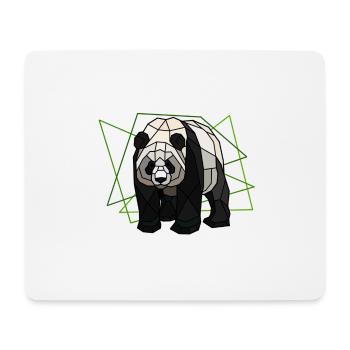 Großer Panda - Mousepad (Querformat) - Weiß - Vorne