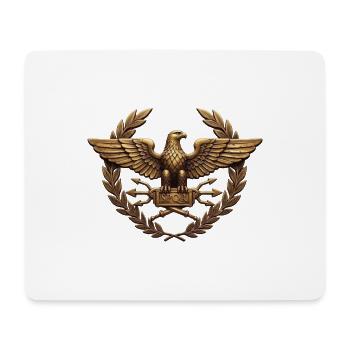 Römischer Adler mit SPQR - Mousepad (Querformat) - Weiß - Vorne