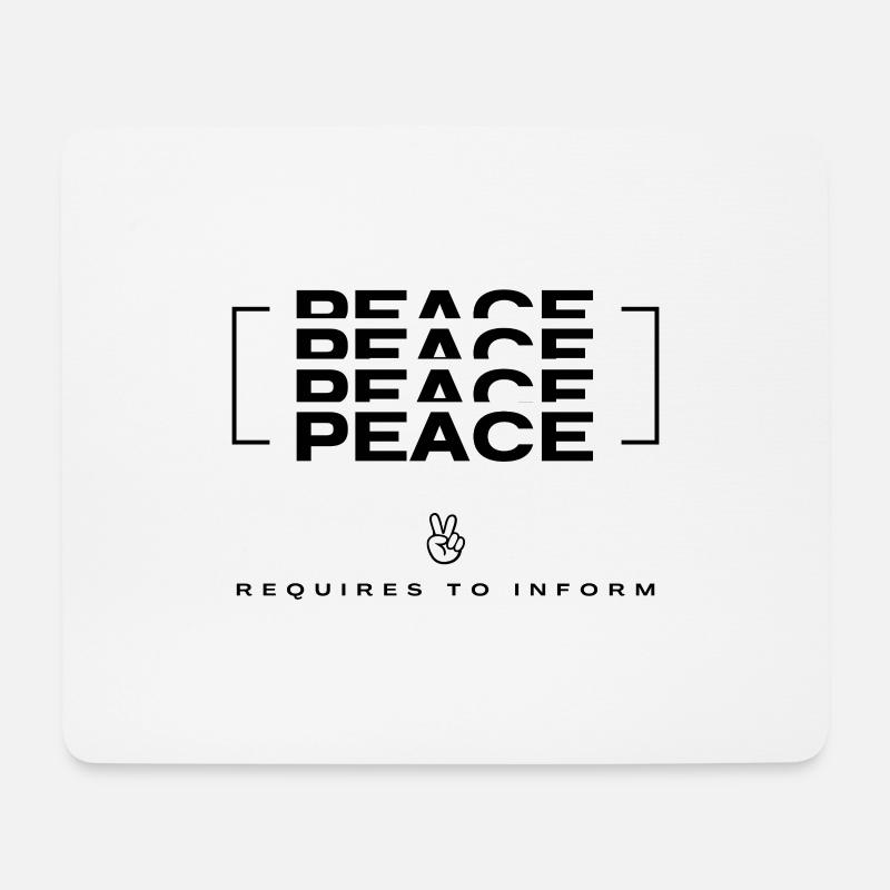 Signatur Manifestor - Human Design - Mousepad (Querformat) - Weiß