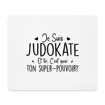 I'm a Judoka. What's your superpower? - Mouse Pad (horizontal) - white - Front