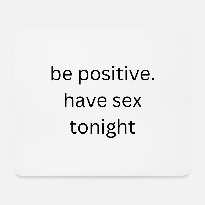bepositive - Mousepad (Querformat) - Weiß
