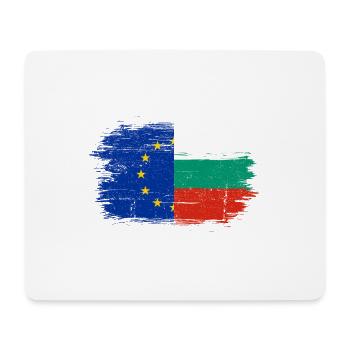 Hinweis Fusion EU Bulgarischer Pinsel - Mousepad (Querformat) - Weiß - Vorne