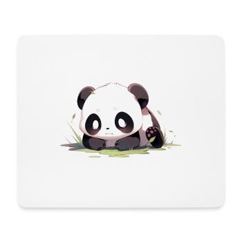 Adorable Panda - Mouse Pad (horizontal) - white - Front