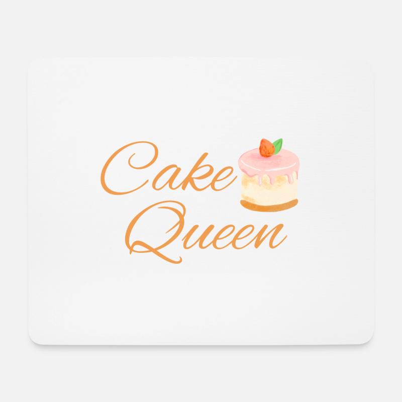 Cake Queen - Mousepad (Querformat) - Weiß