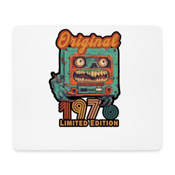 Cassette originale 1976 édition limitée année - Tapis de souris (format paysage) - blanc - Devant