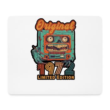 1972 Original Limited Edition Kassette Geburtstag - Mousepad (Querformat) - Weiß - Vorne