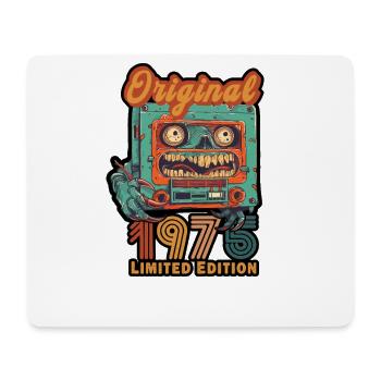 Limited Edition 1976 Original Kassette Geburtstag - Mousepad (Querformat) - Weiß - Vorne