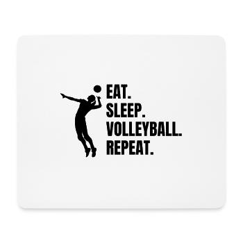 Beachvolleyball Geschenk Volleyball Volleyballer - Mousepad (Querformat) - Weiß - Vorne