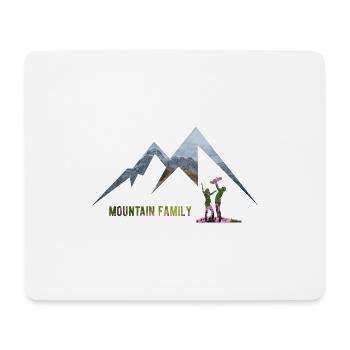 Mountain Family - Mouse Pad (horizontal) - white - Front