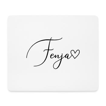Fenja Surname First Name Girl - Mouse Pad (horizontal) - white - Front
