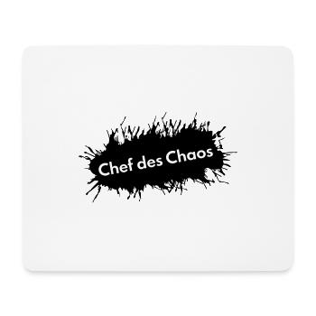 Chef des Chaos Geschenk für Mitarbeiter - Mousepad (Querformat) - Weiß - Vorne