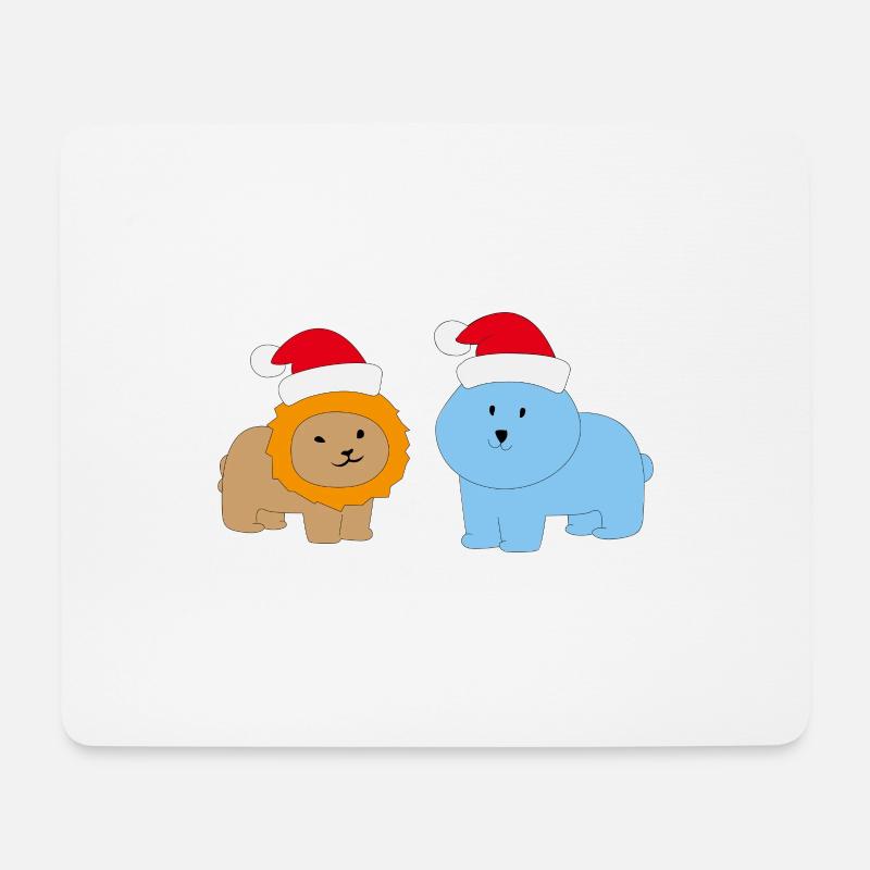 Weihnachten für die kleinen - Mousepad (Querformat) - Weiß