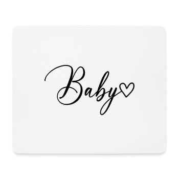 Baby Font - Mouse Pad (horizontal) - white - Front