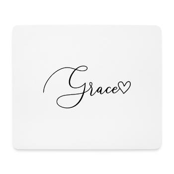 Grace Name First Name Girl - Mouse Pad (horizontal) - white - Front