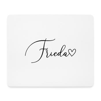 Frieda Surname First Name Girl - Mouse Pad (horizontal) - white - Front