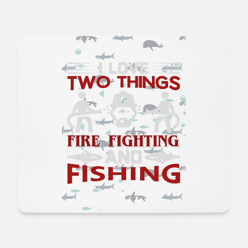 Fire brigade | Hero | Risky profession - Mouse Pad (horizontal) - white
