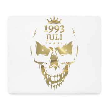 Juli 1993 Totenkopf Gold - Mousepad (Querformat) - Weiß - Vorne