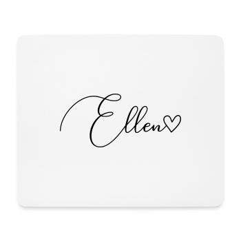 Ellen Name Vorname Mädchen - Mousepad (Querformat) - Weiß - Vorne