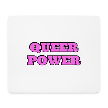 Queere Macht - Mousepad (Querformat) - Weiß - Vorne