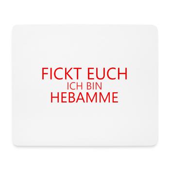 Hebamme - Mousepad (Querformat) - Weiß - Vorne