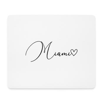 Miami Font - Mouse Pad (horizontal) - white - Front