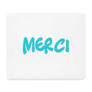 MAÎTRESSE. MAITRE. MERCI. MERCI MAÎTRESSE. MAITRE - Tapis de souris (format paysage) - blanc - Devant