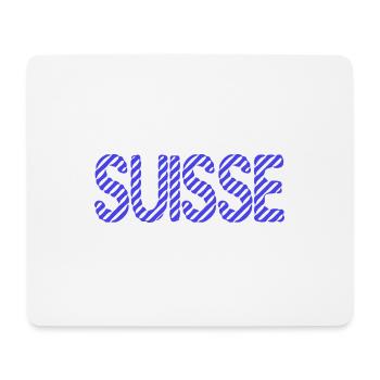 SUISSE. PAYS. GENEVE. SUISSE. HUMOUR. PAYS - Tapis de souris (format paysage) - blanc - Devant