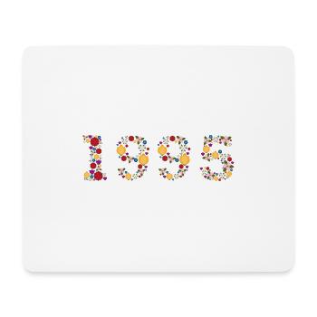 Fleurs 1995 - Tapis de souris (format paysage) - blanc - Devant