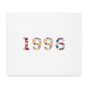 Fleurs 1996 - Tapis de souris (format paysage) - blanc - Devant