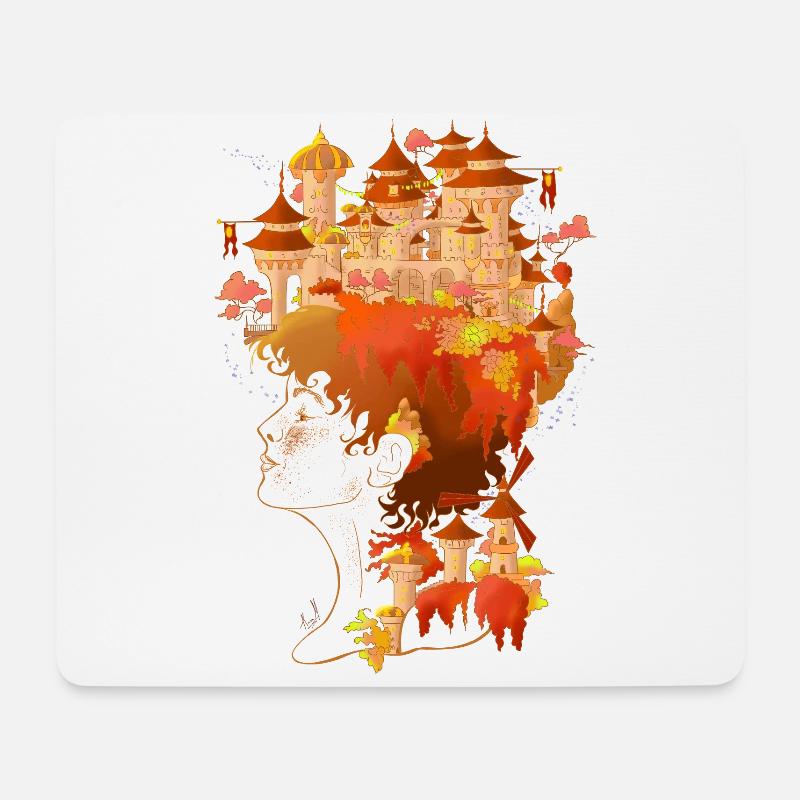 Imaginary Portrait - Mouse Pad (horizontal) - white
