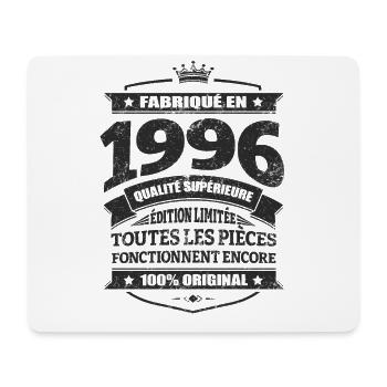 FABRIQUÉ EN 1996 - Tapis de souris (format paysage) - blanc - Devant