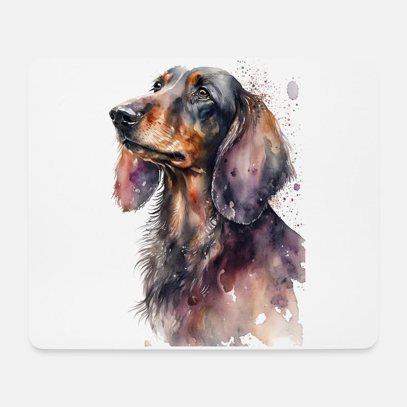 Dachshund - Mouse Pad (horizontal) - white