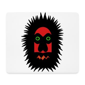 Fischhaken - Mousepad (Querformat) - Weiß - Vorne