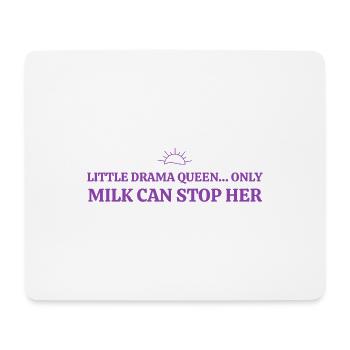 Little Drama Queen - Mousepad (Querformat) - Weiß - Vorne
