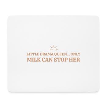 Little Drama Queen - Mousepad (Querformat) - Weiß - Vorne