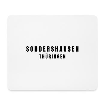 Sondershausen, Thuringe - Tapis de souris (format paysage) - blanc - Devant