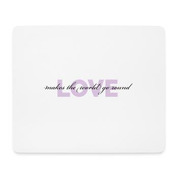 Love - Mousepad (Querformat) - Weiß - Vorne