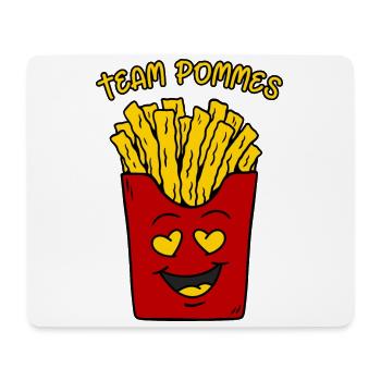 French Fries Bag Funny Fries Team Fries - Mouse Pad (horizontal) - white - Front