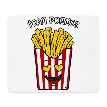 Funny French Fries Bag Fries Team Fries - Mouse Pad (horizontal) - white - Front