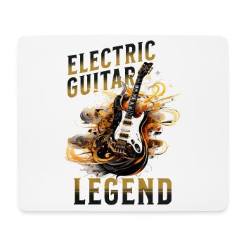 Guitare électrique, Légende, Guitariste, Musique, Instrument, Rock - Tapis de souris (format paysage) - blanc - Devant
