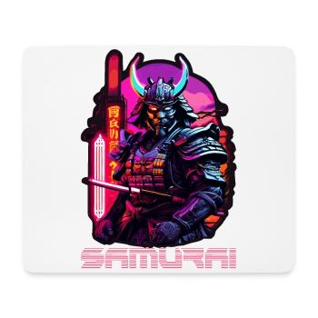 Samurai - Mousepad (Querformat) - Weiß - Vorne