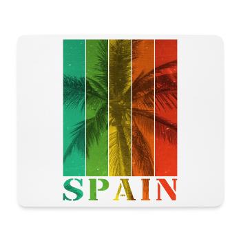 Espagne Espagne Espagne Été Palmiers Plage Mer Vacances - Tapis de souris (format paysage) - blanc - Devant
