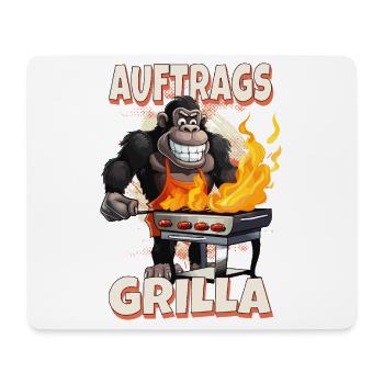 Grilling Grilla Griller Gorilla BBQ Saying Funny - Mouse Pad (horizontal) - white - Front