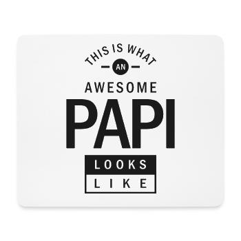 Toller Papi - Mousepad (Querformat) - Weiß - Vorne