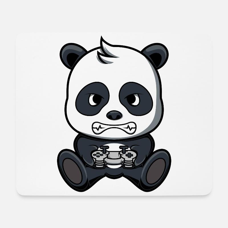 Panda Gaming - Mouse Pad (horizontal) - white