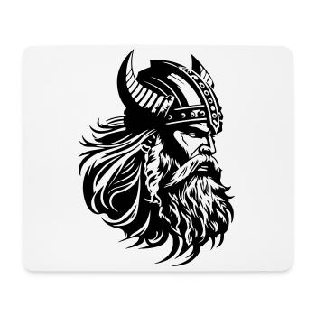 Viking Head Warrior Viking - Tapis de souris (format paysage) - blanc - Devant